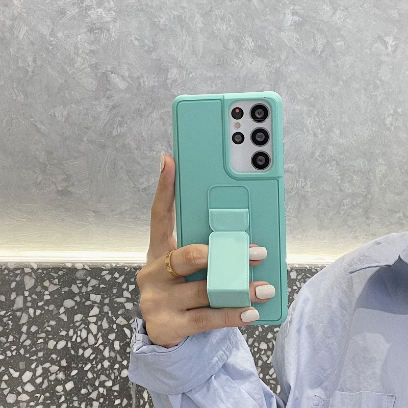 Ốp điện thoại màu kẹo có giá đỡ đeo ngón tay cho Samsung Galaxy Note 20 Ultra S20 Plus Ultra A51 A71