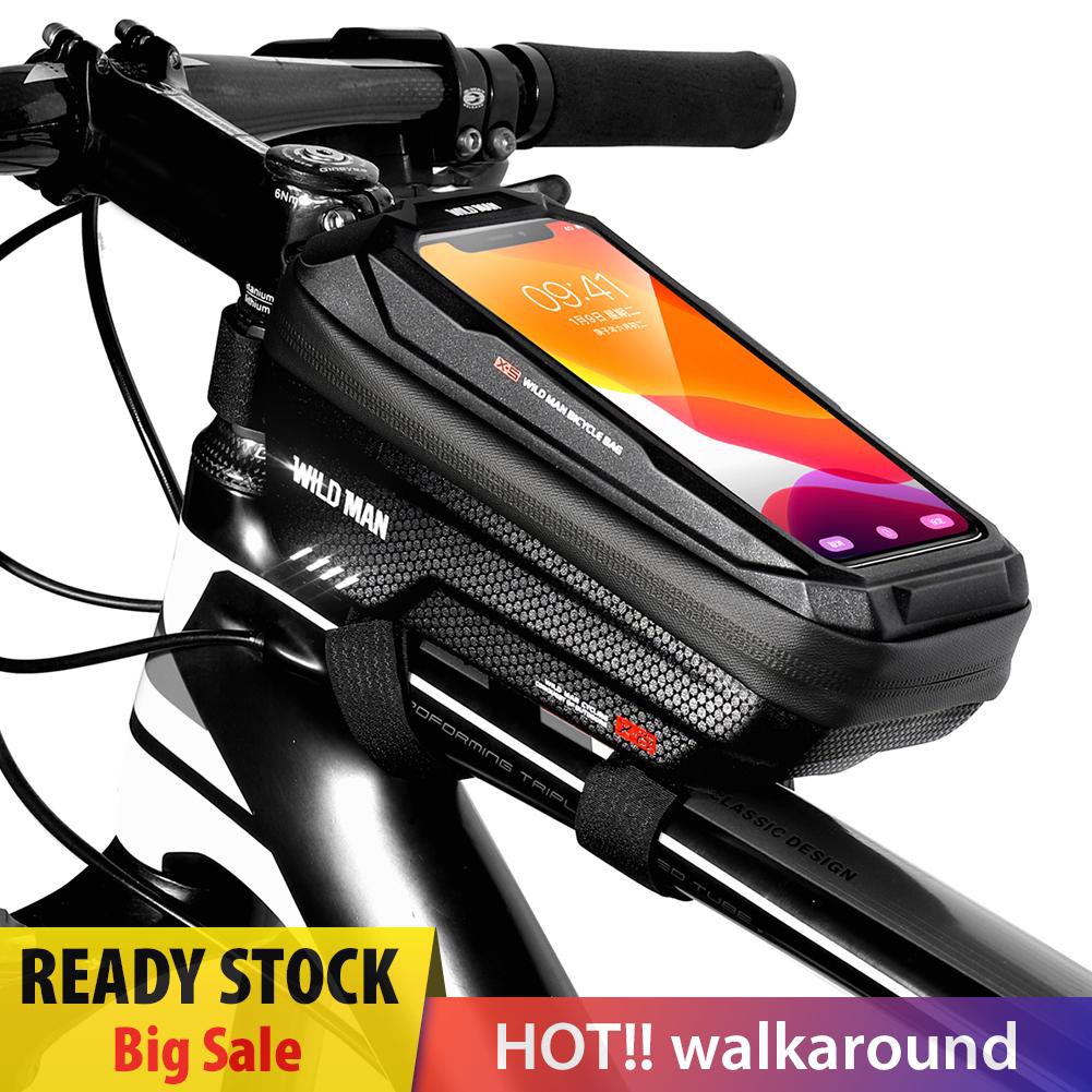 Túi Đựng Đồ Vỏ Cứng Chống Thấm Nước Gắn Khung Xe Đạp Leo Núi Ốp