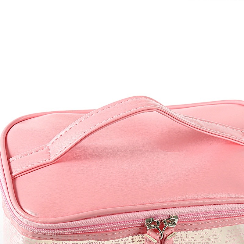 Túi Đựng Mỹ Phẩm Bằng pvc Trong Suốt Màu Trơn Phong Cách Hàn Quốc