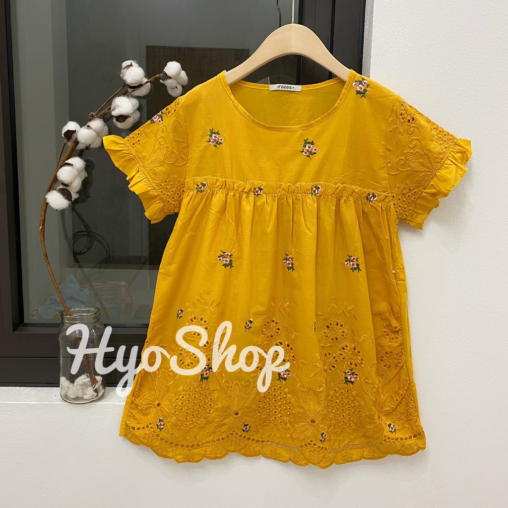 Áo Bầu Xinh Thêu Hoa Chất Đẹp