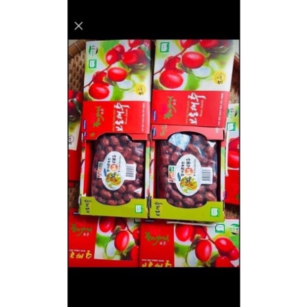 SIÊU KHUYẾN MẠI: TÁO ĐỎ SẤY KHÔ HÀN QUỐC HỘP QUÀ TẶNG 1KG, DATE 2023 [ Hàng Mới Về ]