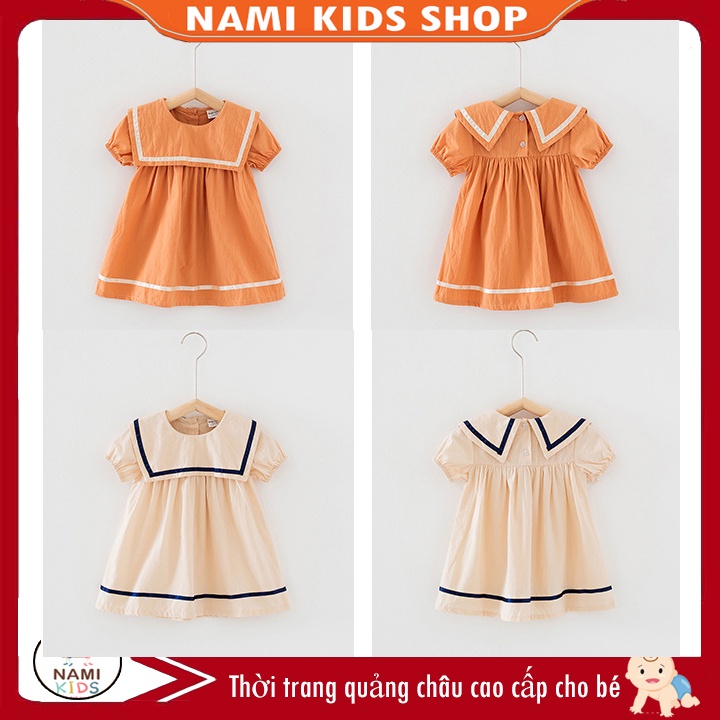 Váy bé gái hãng Dudu Cream phong cách thủy thủ đáng yêu