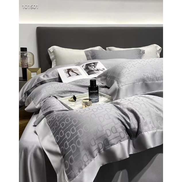 Set chăn ga Tencel 100% Lyocell tự nhiên thời thượng , Chăn ga hè thu 2022 mát mẻ dễ chịu khi sử dụng