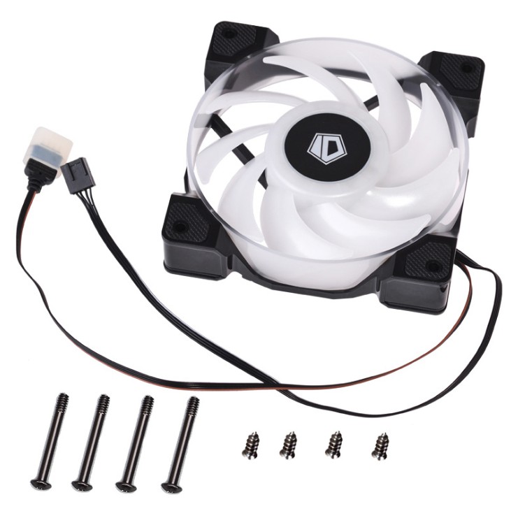 Quạt Fan Case ARGB ID-Cooling DF-12025 ARGB - Hiệu ứng Addressable RGB, Quạt quay 2000 vòng sức gió tốt