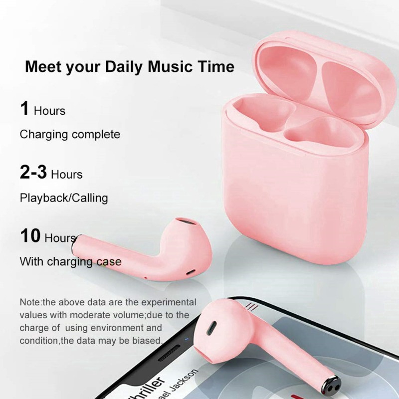 hadinas inPods 12S Wireless Earphone Bluetooth Airpods i12S TWS Macaron Colorful HiFi Sports Earbud