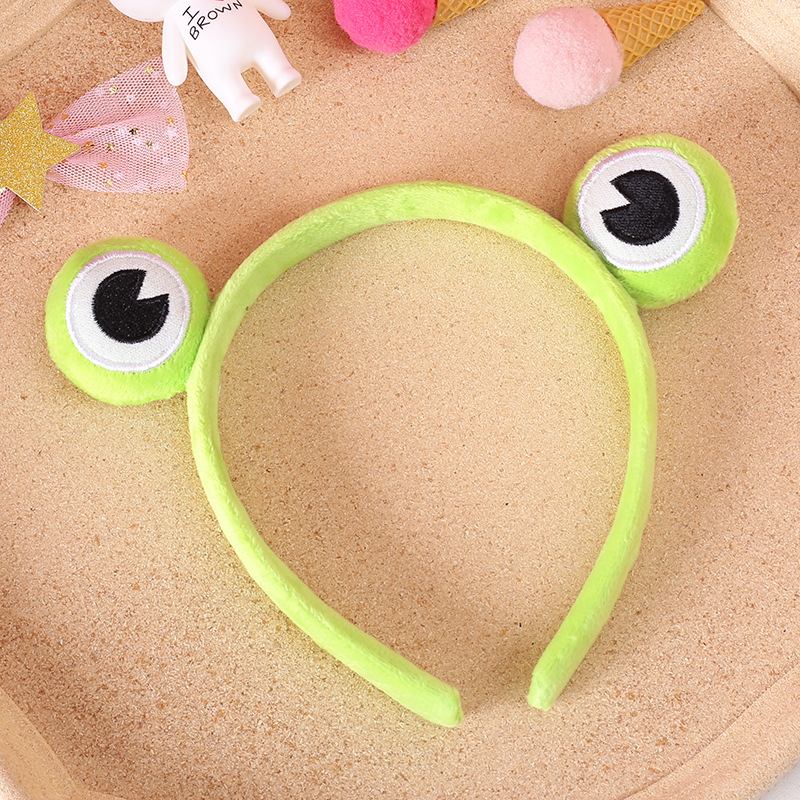 Băng đô họa tiết chú ếch hoạt hình phong cách Hàn Quốc dễ thương