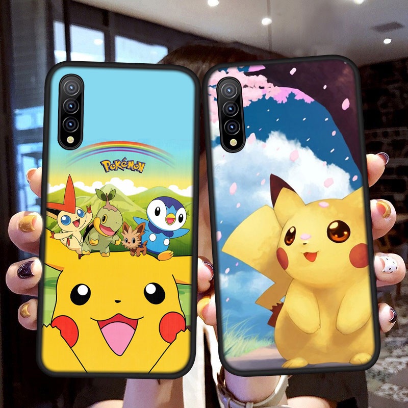 Ốp Điện Thoại Silicon Dẻo In Hình Pokemon FO68 Cho Realme 2 3 5 5S 5i 6i 6 Pro Q A5 9i