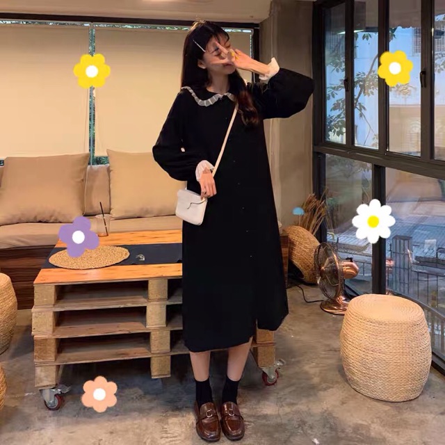 {order bigsize,M-4xl}Váy dáng dài cổ sen xinh xinh | BigBuy360 - bigbuy360.vn