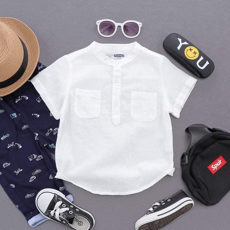 ÁO SƠ MI ĐŨI BÉ TRAI VÀ BÉ GÁI