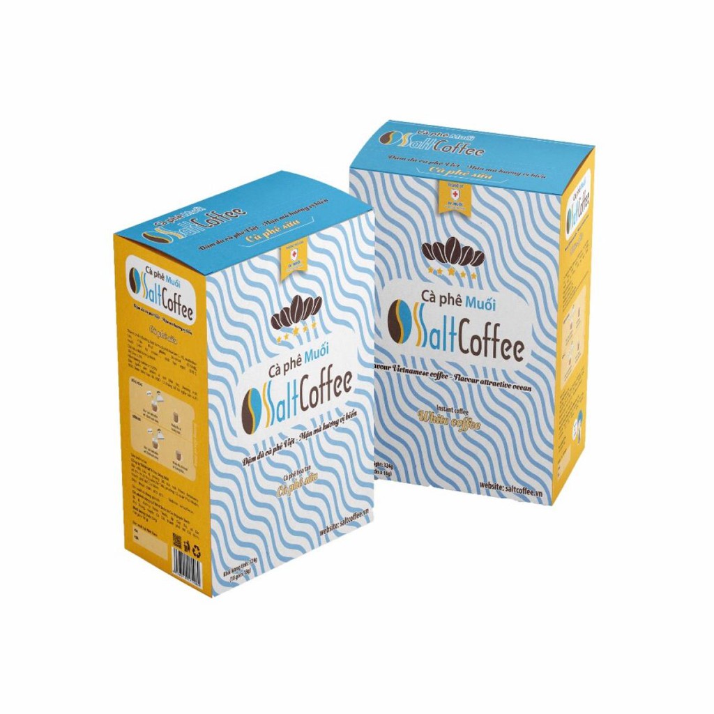 Cà Phê Muối SaltCoffee - 4in1 Đậm đà cà phê Việt - Mặn mà hương vị biển (9 gói-18 gói / Hộp) | BigBuy360 - bigbuy360.vn
