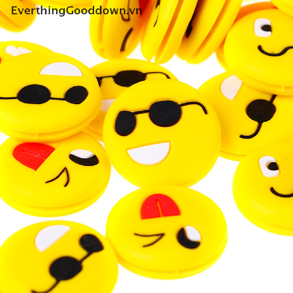 Everthinggooddown Set 5 Phụ Kiện Giảm Chấn Cho Vợt Tennis Bằng Silicone