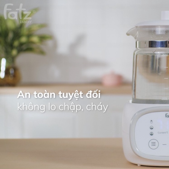 Máy Đun Nước Và Hâm Nước Pha Sữa Điện Tử QUICK 9 Fatzbaby FB3526TN - Ấm Đun Nước Fatz Baby Chính Hãng Bảo Hành 12 Tháng