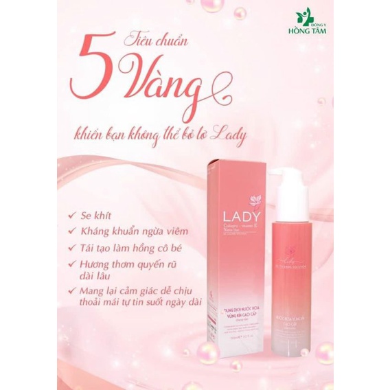 2 IN 1 - Dung dịch vệ sinh phụ nữ cao cấp Lady - Hương nước hoa cao cấp Lancom.Bí quyết giữ lửa hạnh phúc cho gia đình