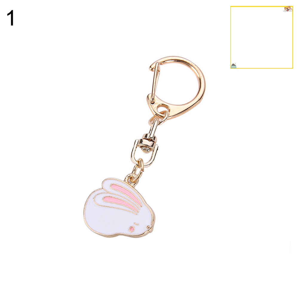 Móc Khóa Hình Chú Thỏ Và Củ Cà Rốt Đáng Yêu