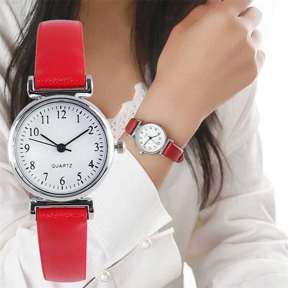 Đồng Hồ Nữ Dây Da Thiết Kế Đơn Giản