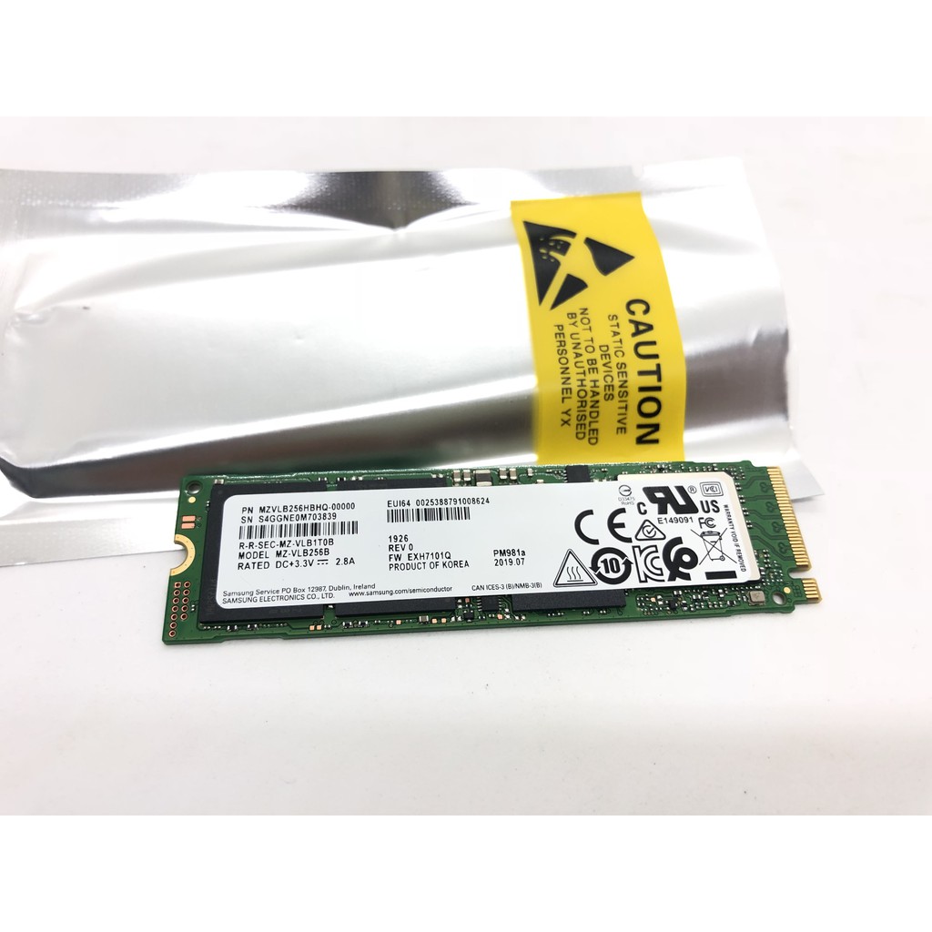 Ổ cứng SSD Samsung NVMe PM981A M.2 PCIe Gen3 x4 256GB Bảo hành 36 Tháng (Phiên bản mới - Tốc độ cao) | BigBuy360 - bigbuy360.vn