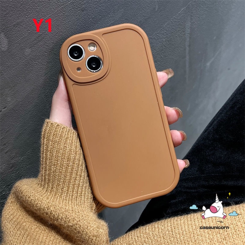 Ốp Điện Thoại Tpu Mềm Màu Trơn Cho iPhone 7plus 11 13 12 14 pro Max XR X XS Max 7 8 Plus 7plus 14 Plus 14Pro Max SE