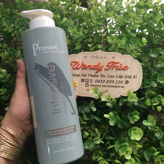 - DẦU XẢ DƯỠNG ẨM PHỤC HỒI TÓC BÓNG MƯỢT PROSEE INTENSIVE CONDITIONER 1000ml