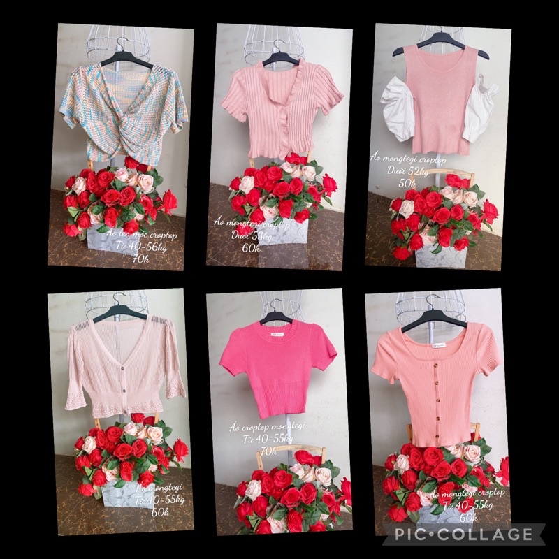 Áo mongtegi dáng croptop