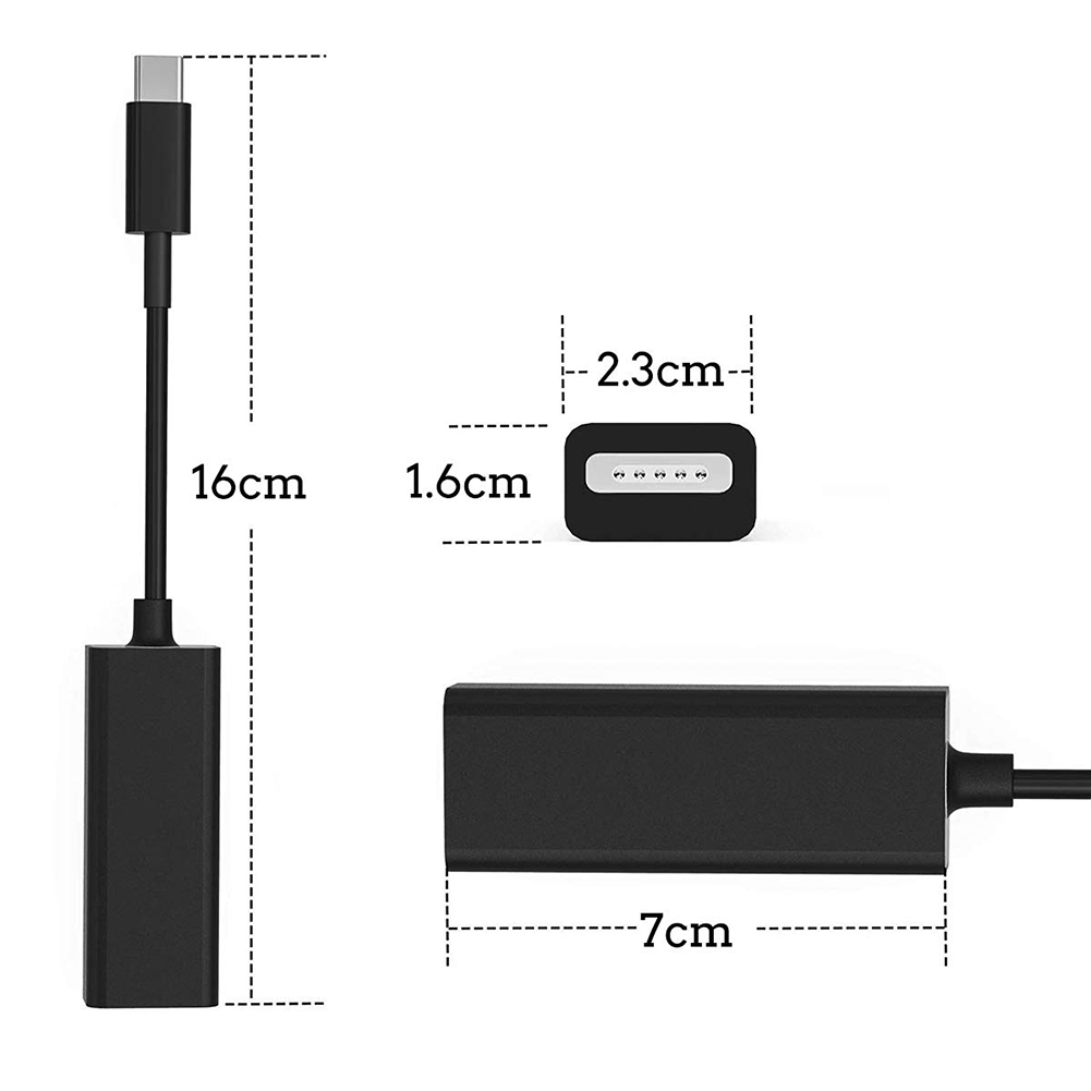 USB C Type-C Male to MagSafe 2 1 5 Pin Female Converter for Apple Macbook air iPad