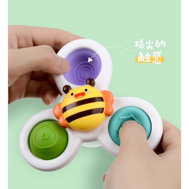 Đồ chơi set 3 con quay chong chóng dính tường cho bé kích thích thị giác và phát triển trí tuệ