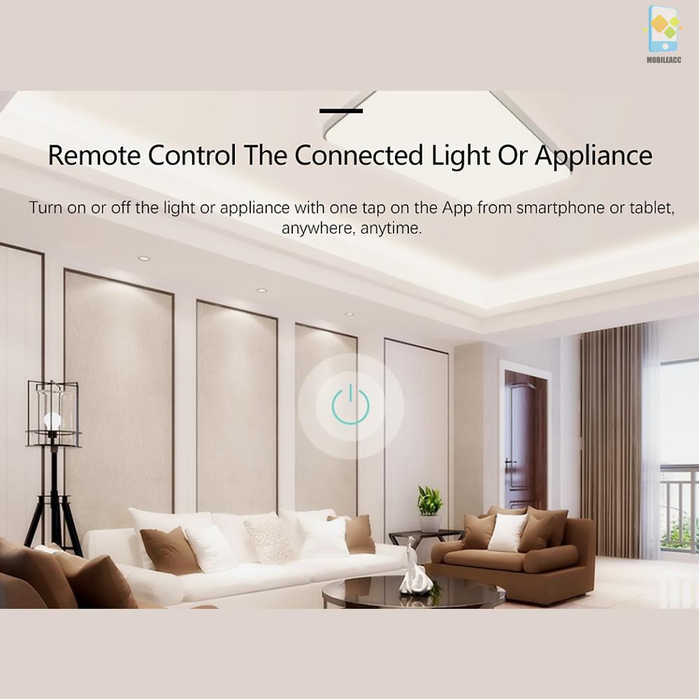 M SONOFF TH16 WiFi Wireless Smart Switch Monitoring Temperature Humidity Wireless Home Automation Kit Works With Amazon Alexa Google Home Nest 15A 3500W