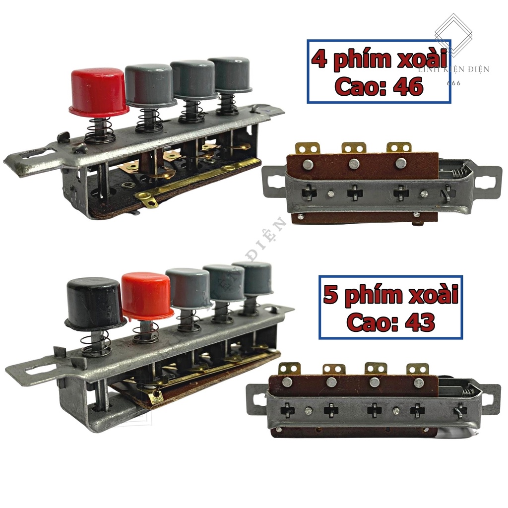Công Tắc Quạt Cây 4 – 5 Phím Công Tắc Quạt Bàn, Công Tắc Quạt Tản