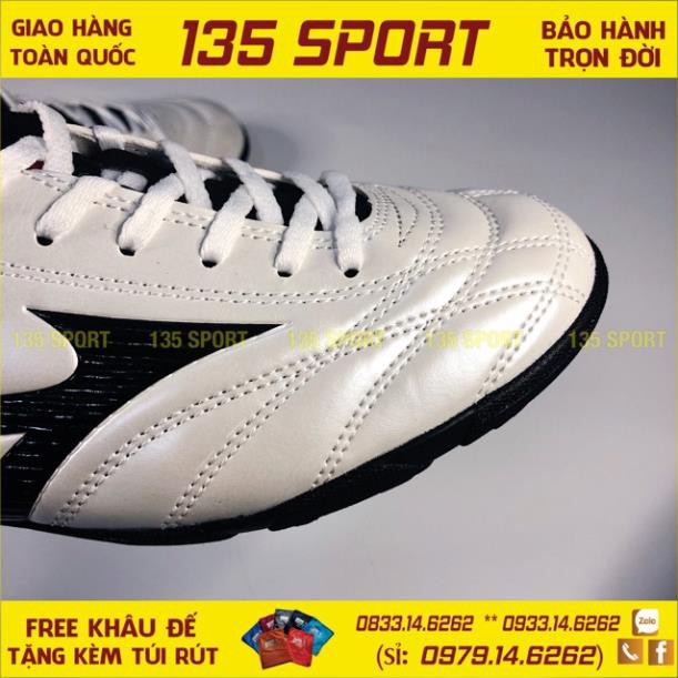 6/6 NEW<<< Giày Bóng Đá Mizuno Monarcida Neo Trắng Kẻ Đen TF bán chạy [TOP CHAY ] .