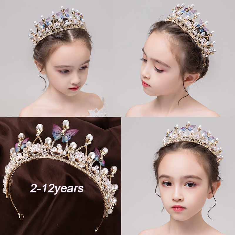 Vương Miện Công Chúa Thời Trang Cho Bé Gái