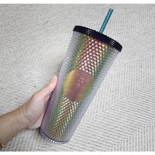 Ly nhựa gai Studded Peacock Starbucks philippines 2021