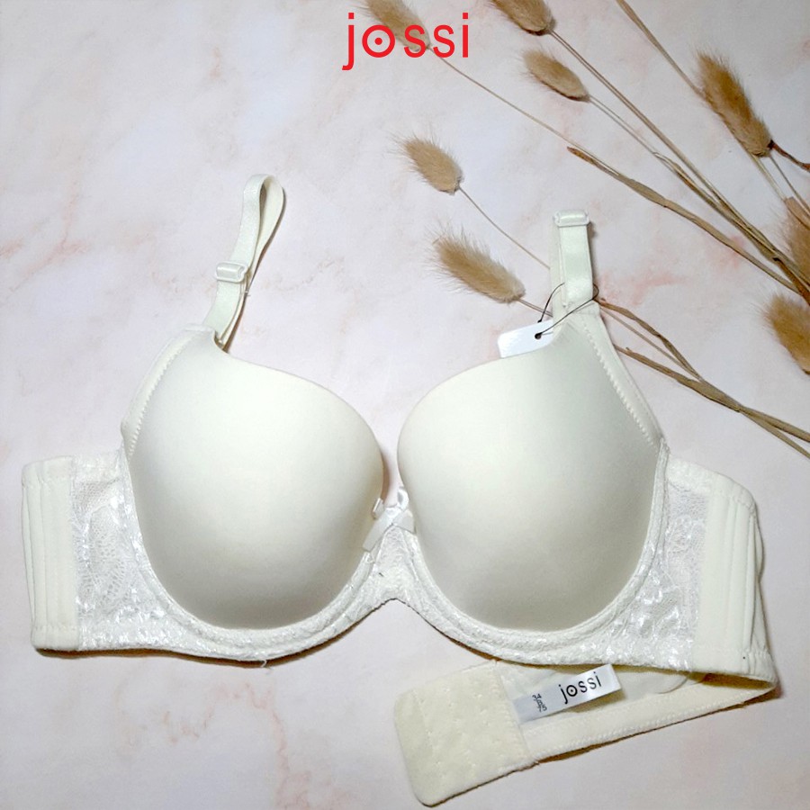 Áo ngực Jossi 315M trơn phối ren, mút mỏng, cúp nguyên | BigBuy360 - bigbuy360.vn