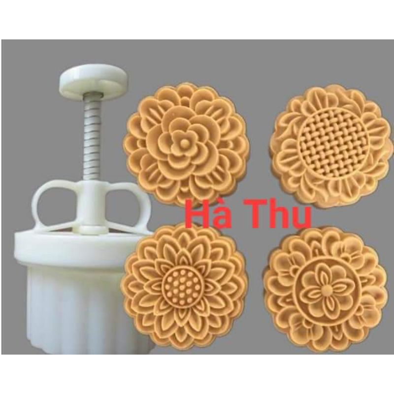 ♥️Hot♥️khuôn lò xo 4 mặt kèm nhấn