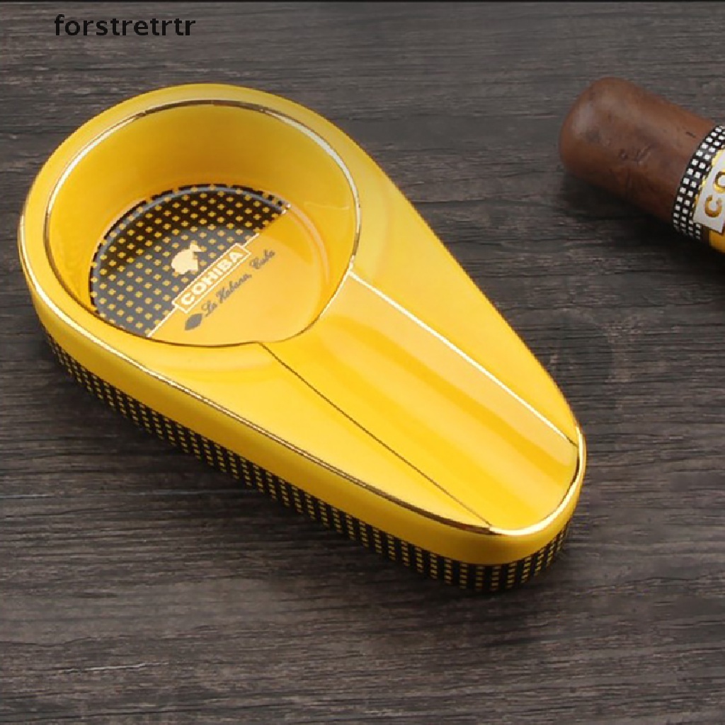 Gạt Tàn Thuốc Lá Bằng Sứ Kèm Giá Đỡ Tiện Dụng Cho COHIBA