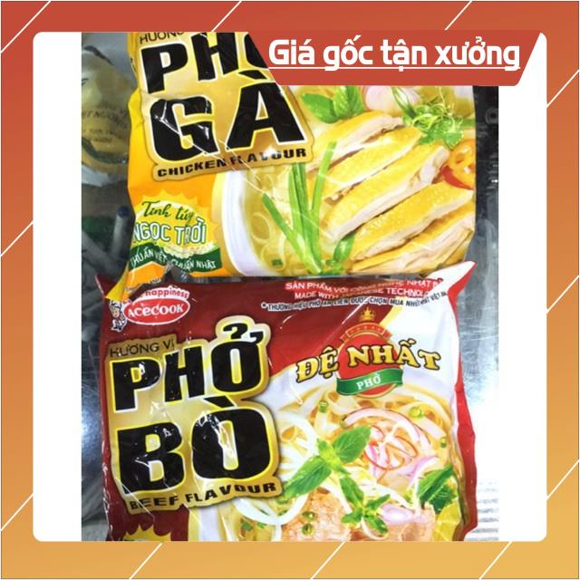[ICLN9 giảm 5K cho đơn hàng 50k]  Phở ăn liền Đệ nhất vị gà/ bò gói 65g