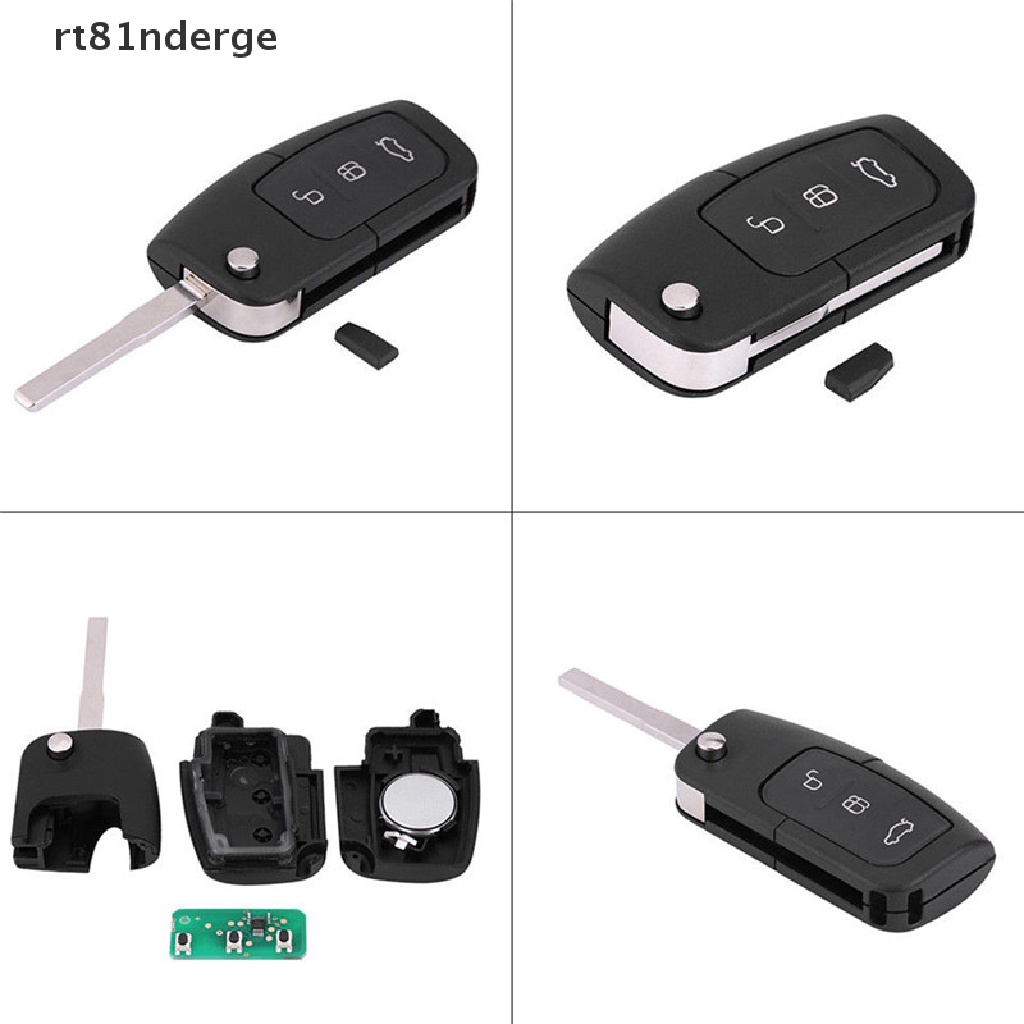 Chìa Khóa Điều Khiển Từ Xa 3 Nút 433MHz Với Chip 4D63 Ford Focus Max Galaxy Mondeo