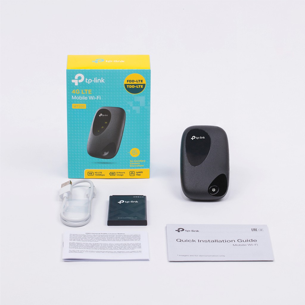 Phát wifi từ sim 4G TP-Link M7000/ M7200 cục phát wifi di động không dây - Hàng Chính Hãng