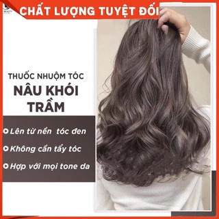Thuốc nhuộm tóc Nâu khói trầm kèm bộ dụng cụ nhuộm tóc