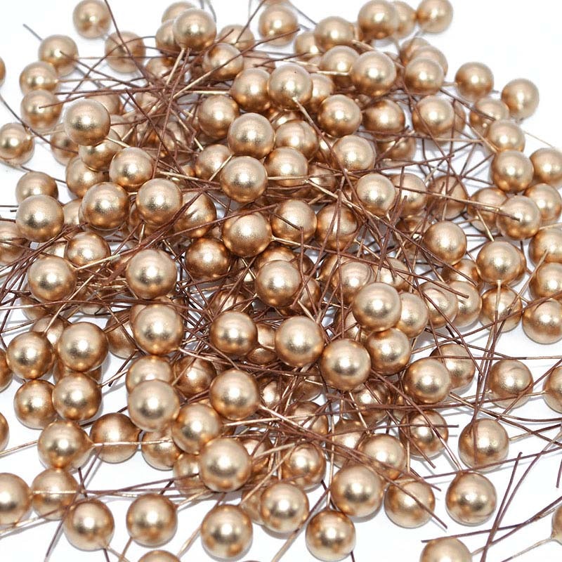 Bộ 50 Quả Cherry Nhân Tạo Mini Bằng Nhựa Dùng Trang Trí Hộp Quà DIY