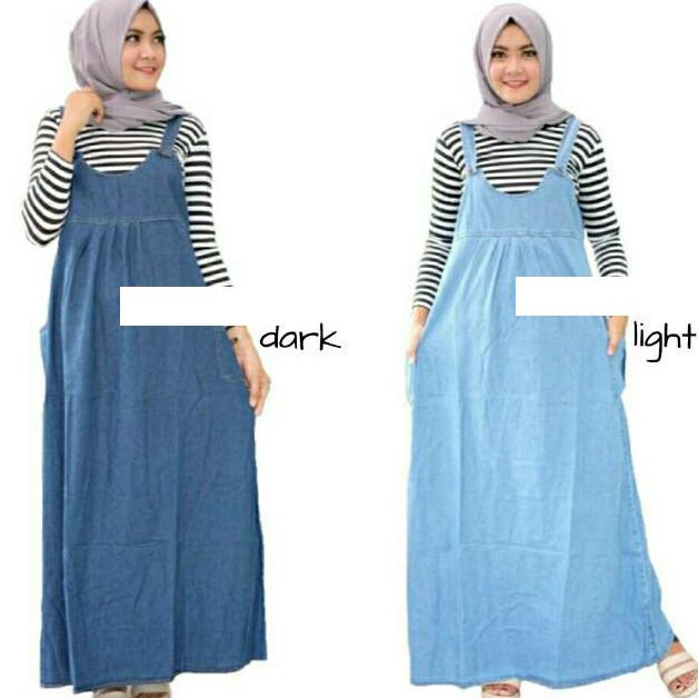 Quần Yếm Jean Tổng Thể Yara - Gamis Cho Bà Bầu