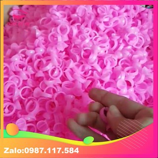 100 cái Nhẫn đựng keo nối mi