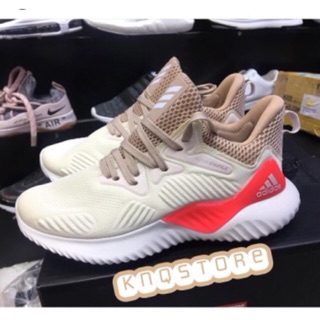 (ẢNH THẬT) giày thể thao sneaker Alphabounce Shoes 2019 mầu kem gót đỏ chất lượng mềm mịn siêu nhẹ