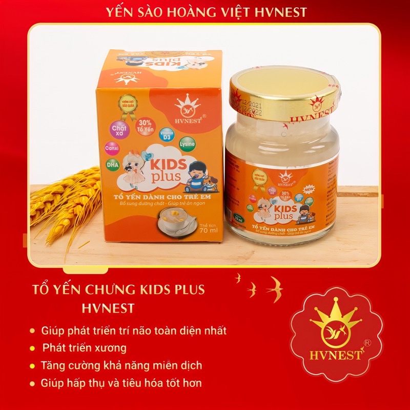 Tổ yến chưng sẵn dành riêng cho bé,Yến sào Hoàng Việt,Khánh Hòa, 30% yến tươi nguyên chất, đặc sợi y