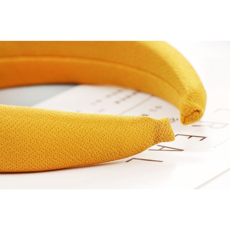 Băng Đô Cài Tóc Xốp Dày Bản Rộng 6 Màu Sắc Ngọt Ngào Phong Cách Hàn Quốc Cho Nữ