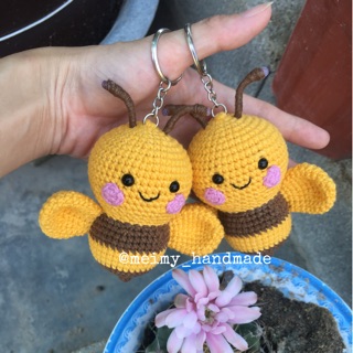 Móc khoá len handmade - Đom đóm cute