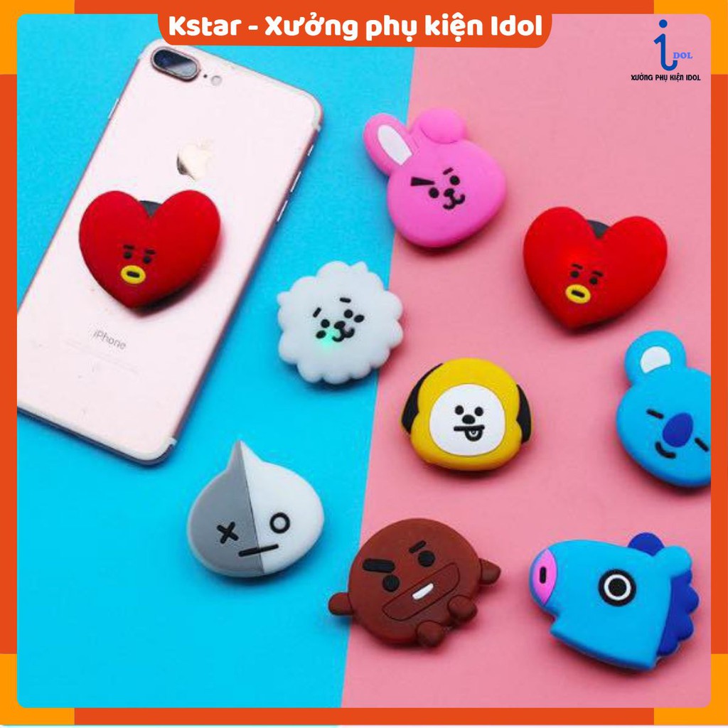 Giá đỡ điện thoại hình nhân vật Bangtan E4A04