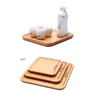 Khay vuông gỗ tre cao cấp