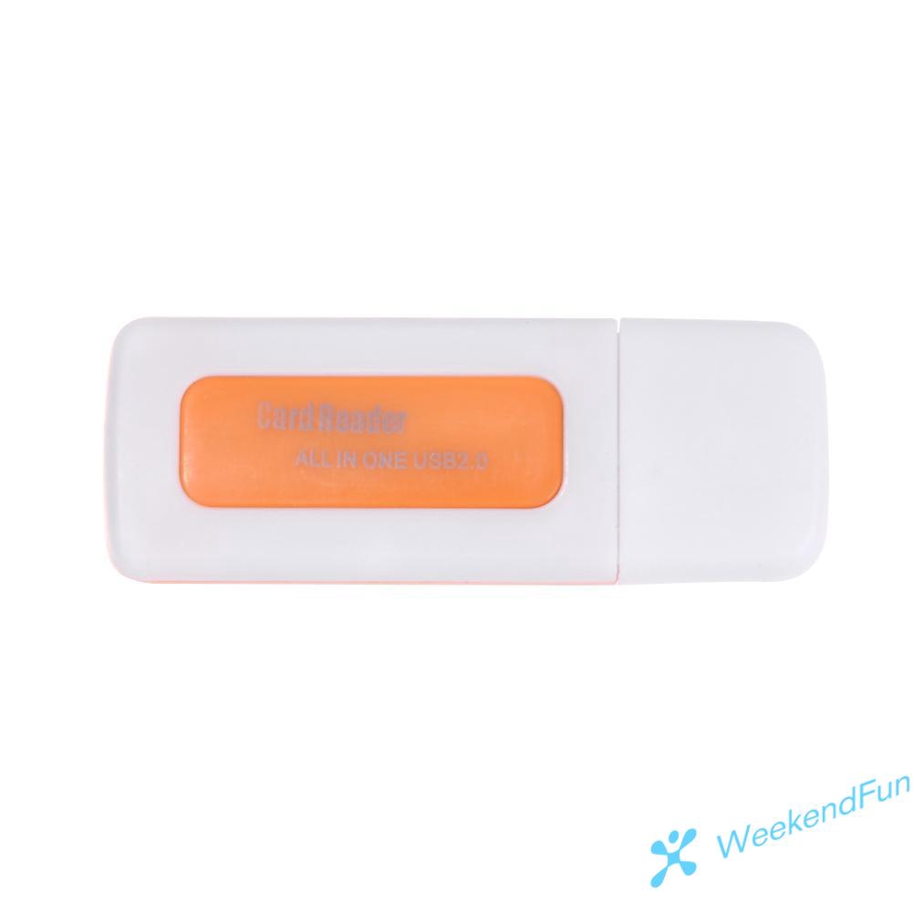 Đầu Đọc Thẻ Nhớ Mini Usb 2.0 4 Ngăn Sd/Mmc Tf Ms M2