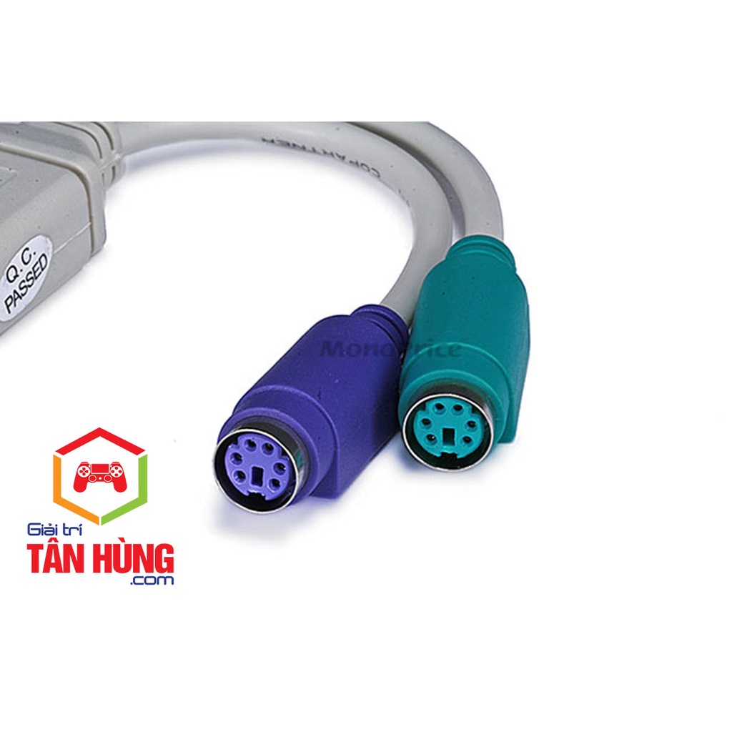 Cáp Chuyển Từ Cổng USB sang 2 Cổng PS2 Chuột Phím loại tốt