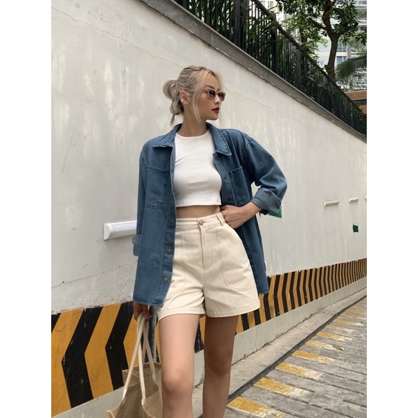 Sibling House - Quần short nữ vải kaki Karin