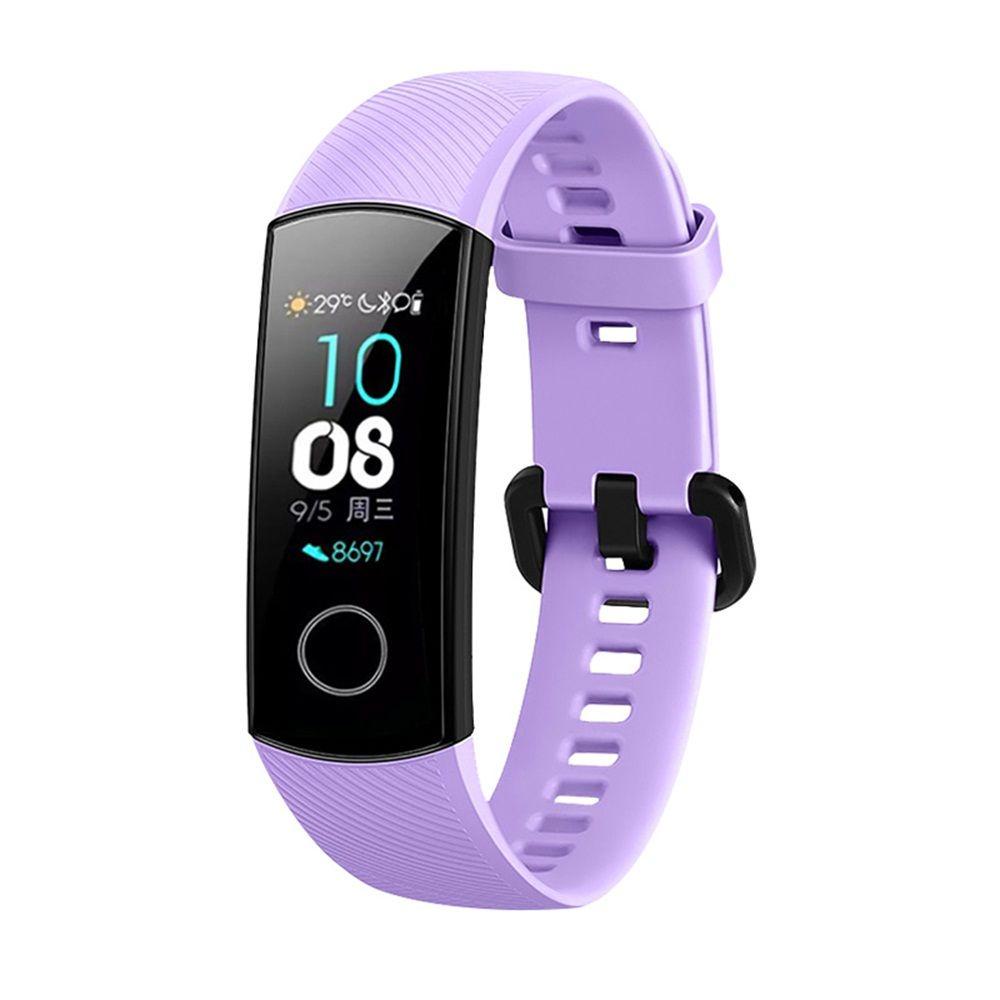 BTLIMER Dây Đeo Thay Thế Chất Liệu Silicone Màu Trơn Cho Honor Band 4 5
